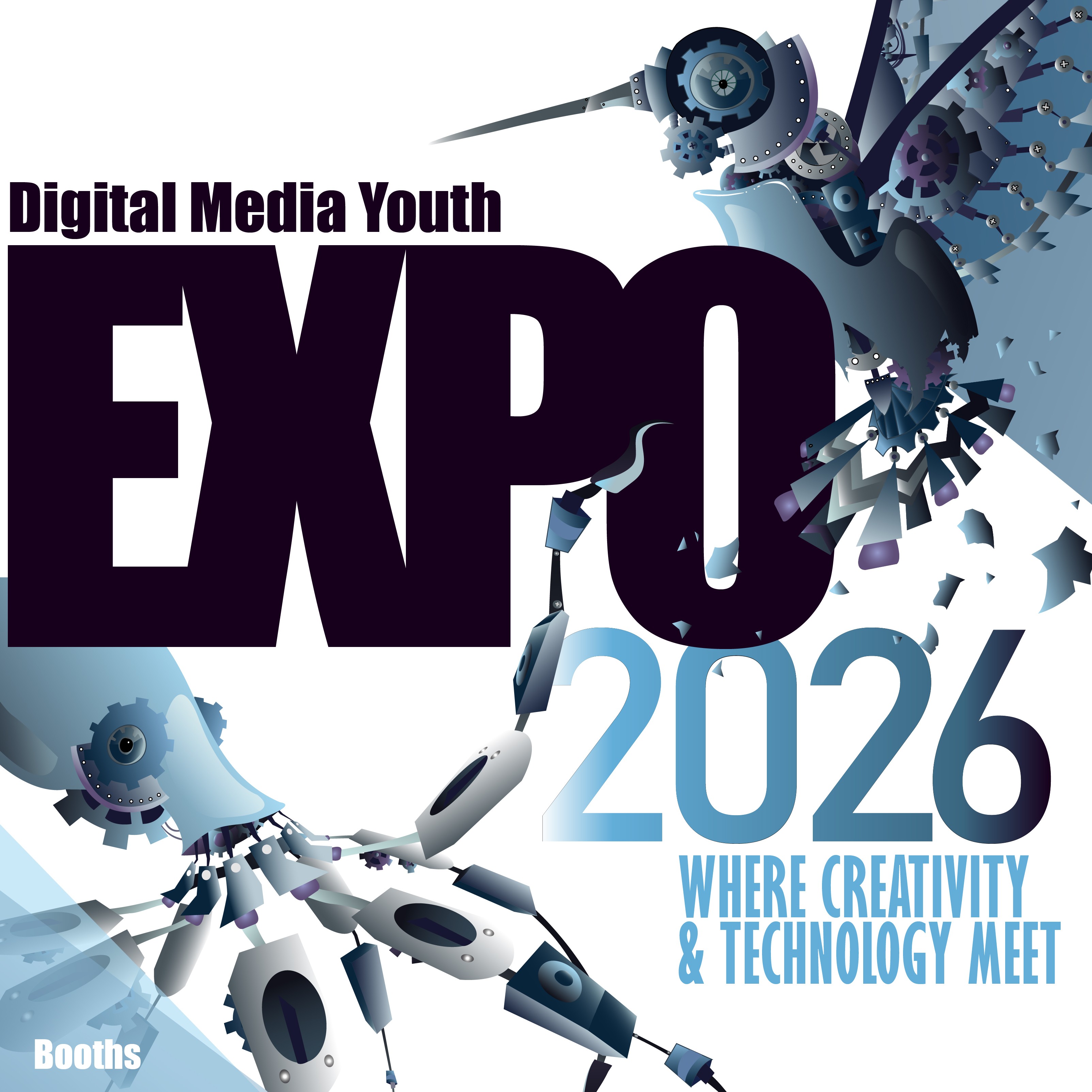 Poster for the Digital Media Youth Expo 2026.